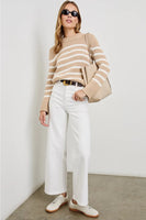 Rails Clothing Alise Sweater Style 849C-380C-7610 in Ivory Birch Stripe; 