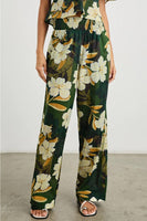 Rails Clothing Brendon Pant Style 649A-270-7681 in Plumerias;Resort Pant;Pre Spring 25 pant;Spring 25 pant;Floral Resort Pant; 