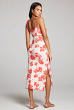 SAltwater Luxe Clothing Milley Midi Dress Style S3228-POP in Poppy; 