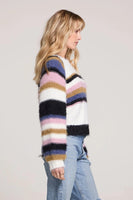 Saltwater Luxe Clothing Ziggy Sweater Style S3447-Mul in multi Color; 