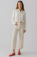 Sanctuary Clothing The Marine Denim Pant Style CP0983DA5 FRVA in French Vanilla; 