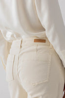 Sanctuary Clothing The Marine Denim Pant Style CP0983DA5 FRVA in French Vanilla; 