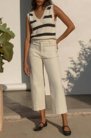 Sanctuary Clothing The Marine Denim Pant Style CP0983DA5 FRVA in French Vanilla; 