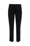 Sanctuary Clothing Trade Maker Pant Style CP1155CTO BLCK in Black; Cropped Split Hem Pant