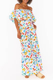 Show Me Your Mumu Melody Swing Skirt Style MM4-5784 IP56;show me your mumu printed Linen Maxi Skirt