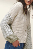 Splendid Clothing Margo Cardigan Style RF4K940 WDW in White Sand Dew;Chunky Knit Cardigan; 