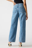 Steve Madden Taylor Jean Style BO303253MBLU in Medium Blue; Rhinestone Thigh Cutout Jeans; Taylor Swift Jeans