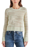 Steve Madden Yuki Sweater Style BO106539SEAM in Sea Mist; 