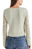 Steve Madden Yuki Sweater Style BO106539SEAM in Sea Mist; 