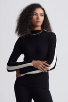 Varley Clothing Wilshire Mock Neck Knit Style VAR2332-BLCK in Black; 