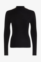 Varley Clothing Wilshire Mock Neck Knit Style VAR2332-BLCK in Black; 