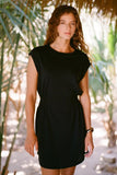 Z Supply Clothing Rowan Textured Knit Dress Style ZD233689 in Black and In Bronzer; 