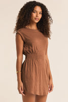 Z Supply Clothing Rowan Textured Knit Dress Style ZD233689 in Black and In Bronzer; 