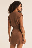 Z Supply Clothing Rowan Textured Knit Dress Style ZD233689 in Black and In Bronzer; 