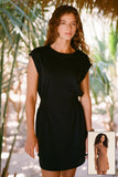 Z Supply Clothing Rowan Textured Knit Dress Style ZD233689 in Black and In Bronzer; 