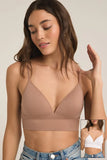 Z Supply Clothing Sophia T-Shirt Bra Style PT221684 In Desert Taupe and in White; 