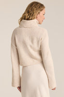 Z Supply Clothing Ursa Sweater Top Style ZW234270 LOH in Light Oatmeal Heather;Cozy Turtleneck Sweater;Fall Turtle Neck Sweater;Chic Fall Sweater; 