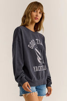 Z Supply Clothing YACHT CLUB SUNDAY SWEATSHIRT Style GT242929S in Supernova; 