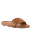 Seychelles Footwear Low Key Leather Style Number LOWKEY-9SL12BF in Tan;Women's Summer Slide Sandal;Women's Tan Flat Slide;Women's Tan Leather Flat Slide Sandal;Women's Online Clothing and Accessories Boutique;Shopbfree;shopbfree.com;Bfree Warwick;Bfree Wyckoff;Bfree_boutique;bfreebabe;MyBfreeStyle;SeyChelles Shoes